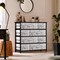 Sorbus Dresser with 8 Drawers - Storage Chest Organizer with Steel Frame, Wood Top, Handles, Fabric Bins